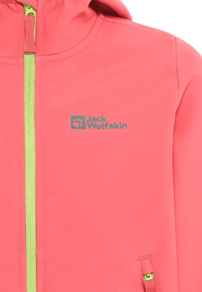 JACK WOLFSKIN - Fourwinds - Meisjes Softshell Jas - Afbeelding 5