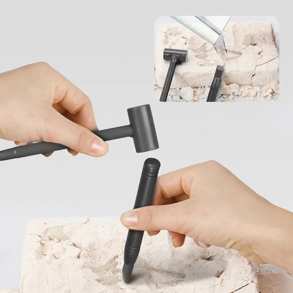 Dino Fossielen Graafset™ - Ontdek en Opgraven van Prehistorische Schatten - Educatieve Graafkit - Afbeelding 7