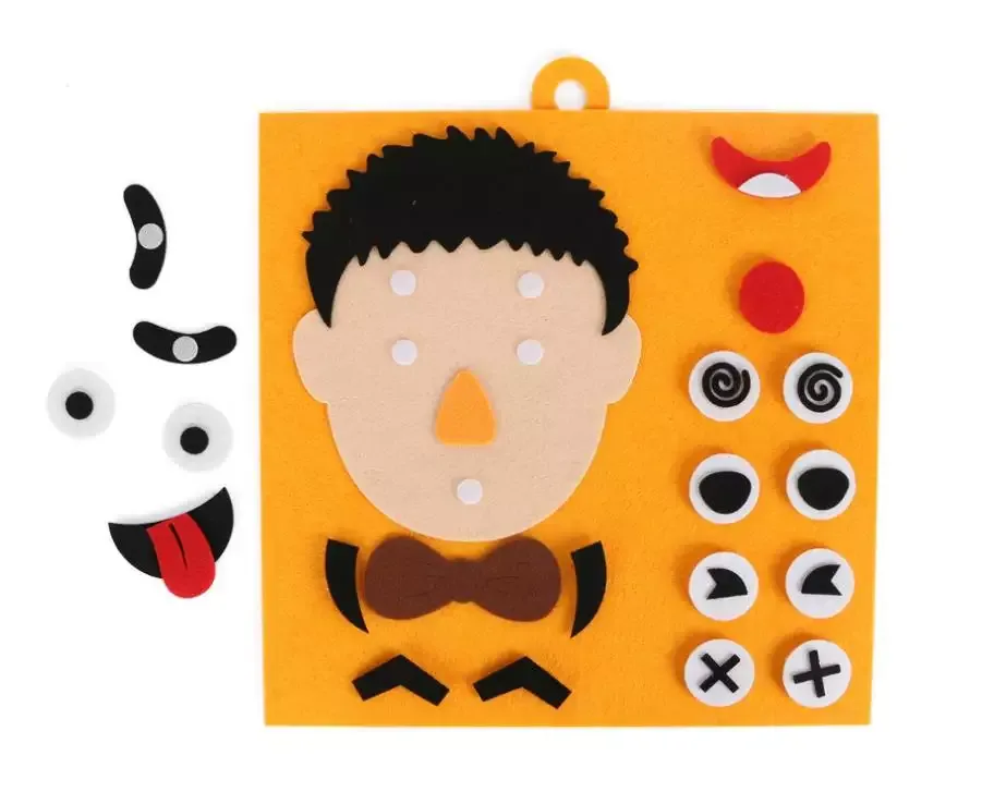 DIY Emotie Puzzel™ - Creatief Spelen met Gezichtsuitdrukkingen - Leerzame Emotiepuzzel voor Kinderen - Afbeelding 4