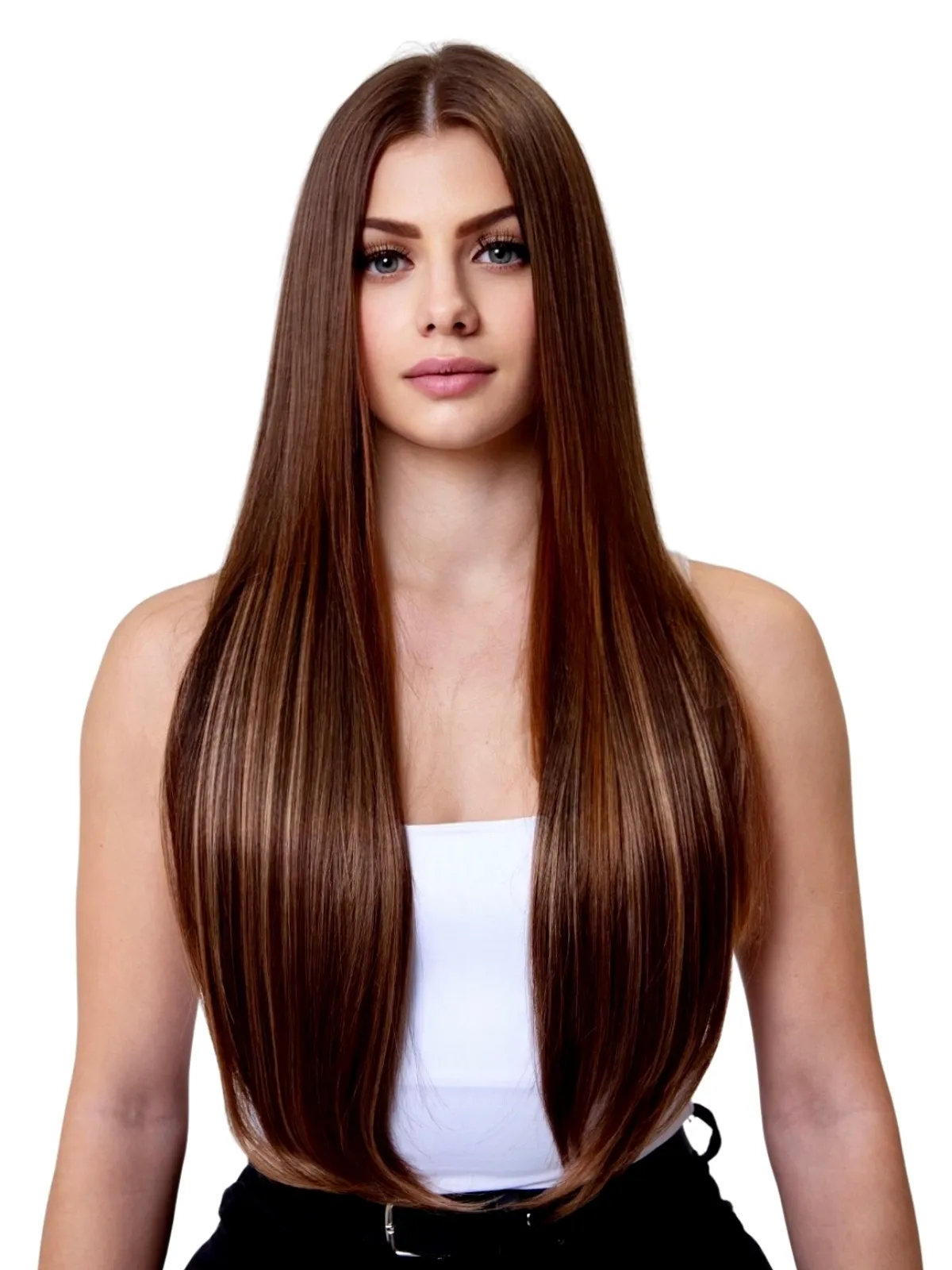 Clip In Extension Straight 1 Piece 24” - Afbeelding 3