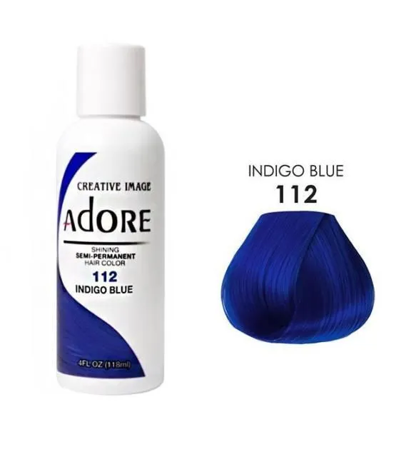 Adore Semi Permanent Hair Color 112 – Indigo Blue 118 ml