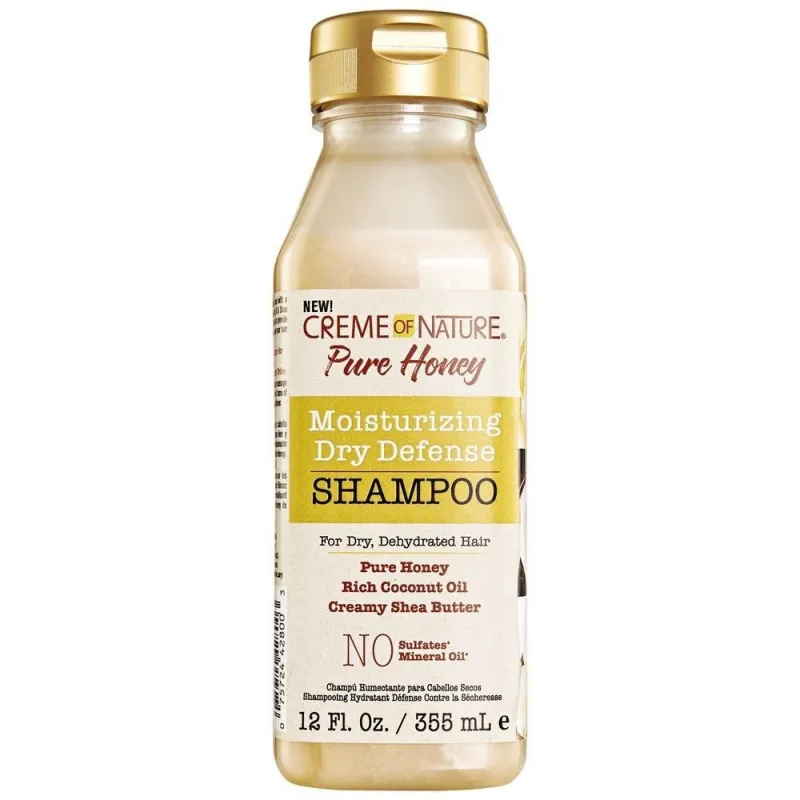 Creme of Nature Pure Honey Hydrating Dry Defence Shampoo 12oz