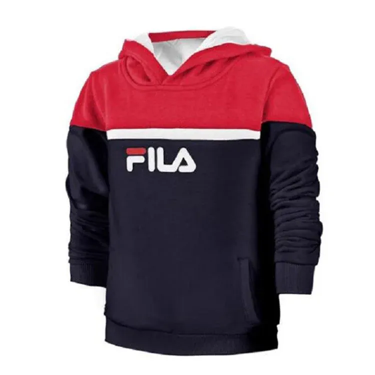 Fila Hoodie Sweathoody Junior Blauw Rood