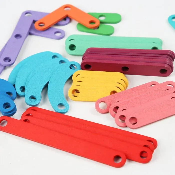 Woody™ - Creatief met prikbord - Puzzelplezier voor kinderen - Afbeelding 3