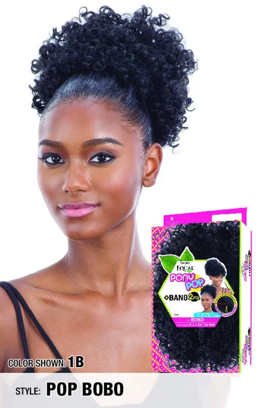 Equal Ponytail Pony Pop Bobo + Bang 2pcs - Afbeelding 2
